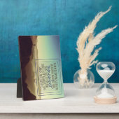 Plaque Photo Contre le vent (Côté)