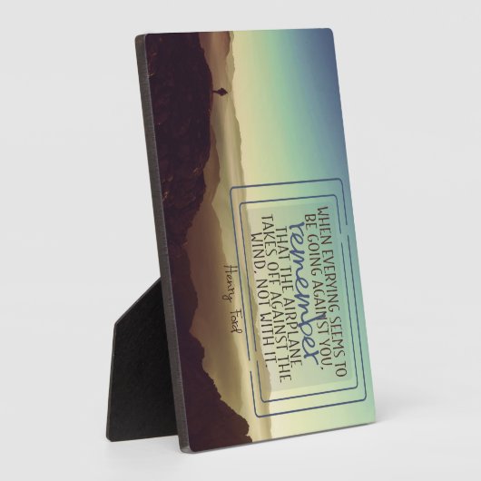 Plaque Photo Contre le vent (Côté)