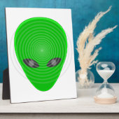 Plaque Photo Contrôle mental de la tête de l'Alien (Côté)