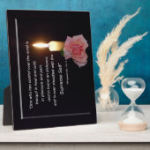 Plaque Photo Contrôle Sur L'Esprit - Soi Suprême, Citation Gita (Côté)