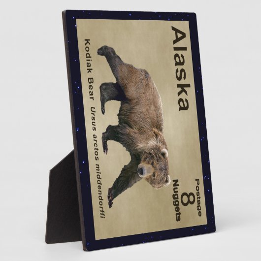 Plaque Photo Cook bear (Côté)