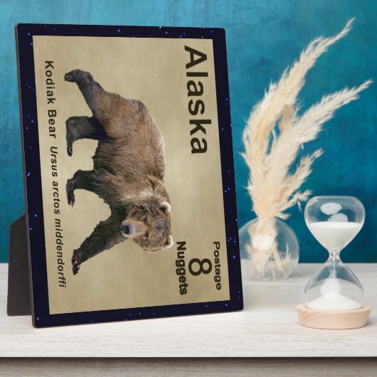 Plaque Photo Cook bear (Côté)