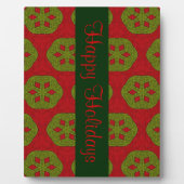 Plaque Photo Cookie de Noël (Devant)