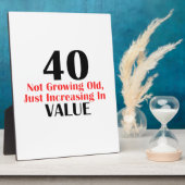 PLAQUE PHOTO COOL 40 ANS CONCEPTION ANNIVERSAIRE (Côté)