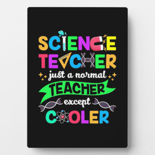 Plaque Photo Cool enseignant en sciences