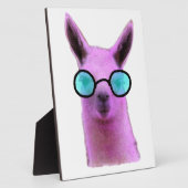 Plaque Photo Cool Pink Llama ! (Côté)