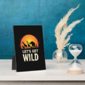 Plaque Photo Cool Safari Design For Men Women Kids Safari Anima (Côté)