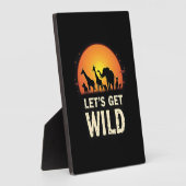 Plaque Photo Cool Safari Design For Men Women Kids Safari Anima (Côté)