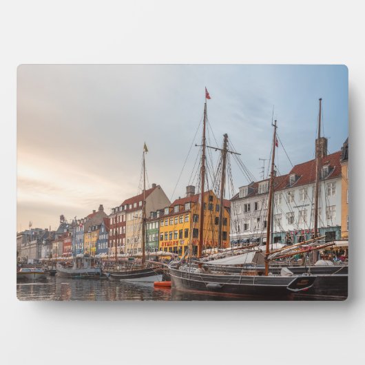 Plaque Photo Copenhague Danemark (Devant)
