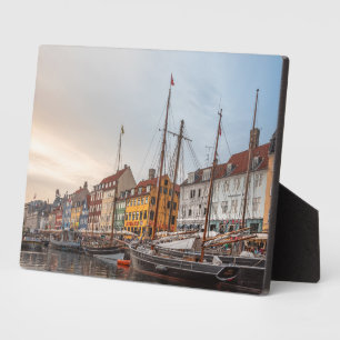 Plaque Photo Copenhague Danemark