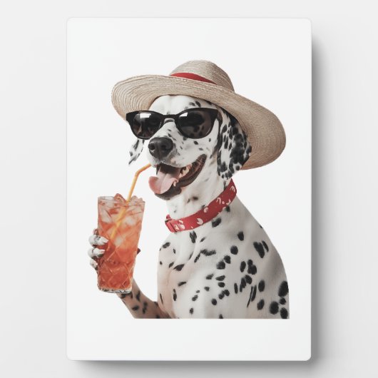 Plaque Photo Copie de dalmate (Devant)