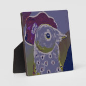 Plaque Photo Coq Abstrait 2 (Recto)