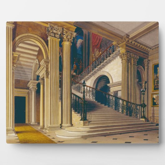 Plaque Photo Coque d'escalier, Buckingham House, de "L'histoire (Devant)