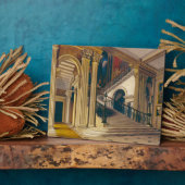 Plaque Photo Coque d'escalier, Buckingham House, de "L'histoire (Côté)