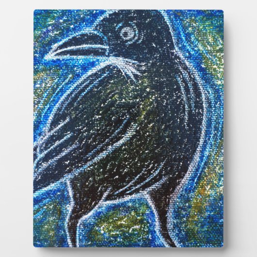 Plaque Photo Corbeau (Devant)