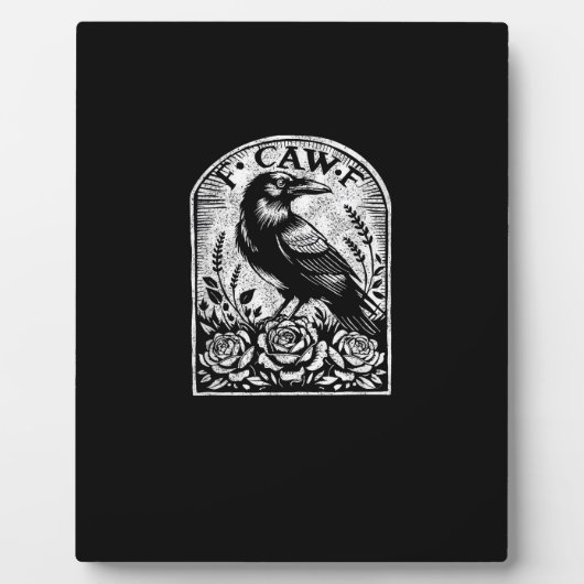 Plaque Photo Corbeau F CAW F (Devant)