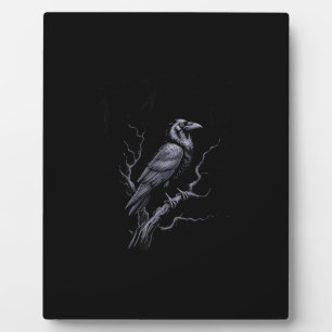 Plaque Photo Corbeau F-Caw-F Oiseau Drôle qui Dit Humour Meme