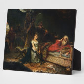 Plaque Photo Cordelia and King Lear (Côté)