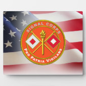 Plaque Photo Corps des signaux (Devant)