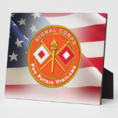 Plaque Photo Corps des signaux (Côté)