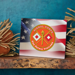 Plaque Photo Corps des signaux