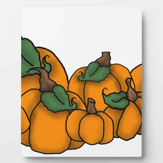 Plaque Photo Correctif citrouille (Devant)