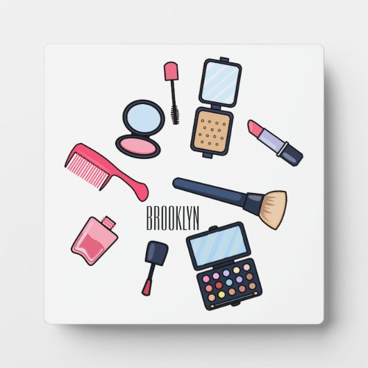 Plaque Photo Cosmétique / maquillage illustration (Devant)