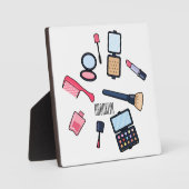 Plaque Photo Cosmétique / maquillage illustration (Recto)