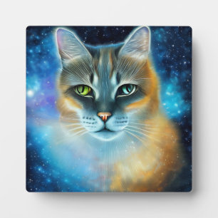 Plaque Photo Cosmic Kitty
