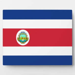 Plaque Photo Costa Rica – Costa Rican National Flag