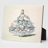 Plaque Photo Costume d'opéra, de la collection Menus Plaisirs, (Côté)