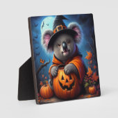 Plaque Photo Costume Koala Halloween (Recto)