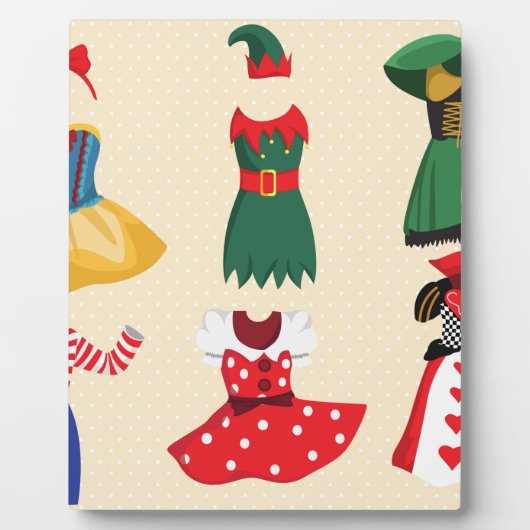 Plaque Photo costumes d'halloween (Devant)