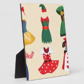 Plaque Photo costumes d'halloween (Côté)