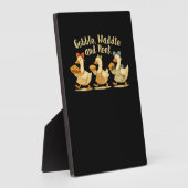 Plaque Photo Cosy Automne Saison Oie Gobble Waddle Honk Cute Co (Côté)