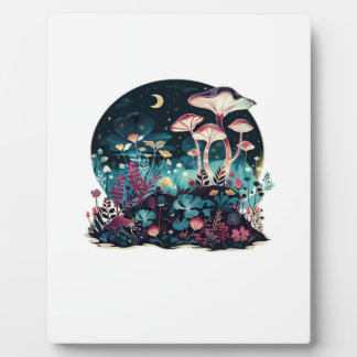 Plaque Photo Cottagecore And Aesthetic Goblincore Mushroom Fair