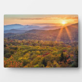Plaque Photo Coucher de soleil d'automne à Beacon Heights (Devant)