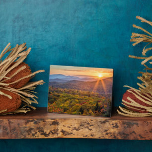 Plaque Photo Coucher de soleil d'automne à Beacon Heights