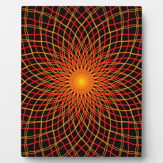 Plaque Photo Coucher du soleil (Devant)