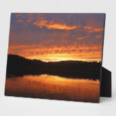 Plaque Photo Coucher du soleil (Côté)