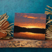 Plaque Photo Coucher du soleil (Côté)