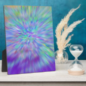 Plaque Photo Couleur abstraite (Côté)