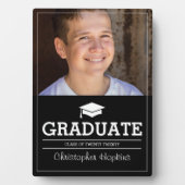 Plaque Photo Couleur modifiable Diplôme photo simple (Devant)