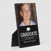 Plaque Photo Couleur modifiable Diplôme photo simple (Côté)