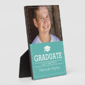 Plaque Photo Couleur modifiable Diplôme photo simple (Côté)