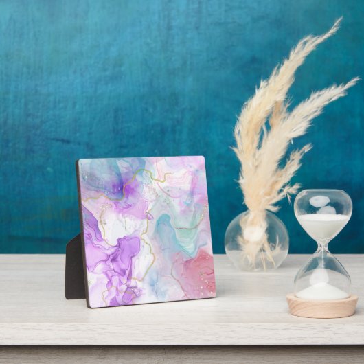 Plaque Photo Couleurs violettes, vertes, roses, élégantes (Insitu)