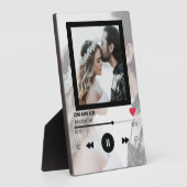 Plaque Photo Couple Anniversaire Chanson Favorite Unique Cadeau (Côté)