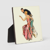 Plaque Photo Couple engagé (Recto)