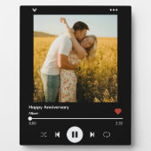 Plaque Photo Couples Anniversaire Photo moderne couverture d'al (Devant)