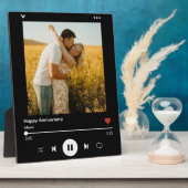 Plaque Photo Couples Anniversaire Photo moderne couverture d'al (Côté)